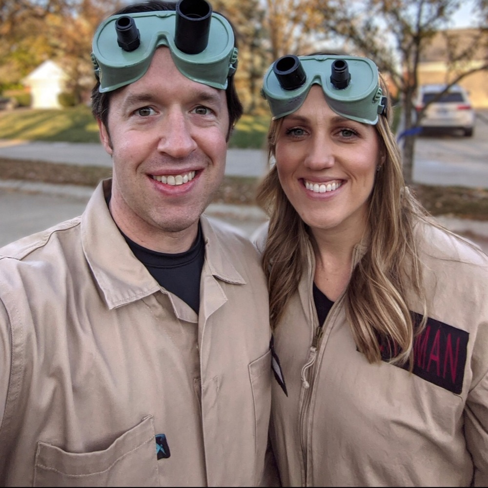 Ghostbusters Venkman Halloween Jumpsuit sz Small